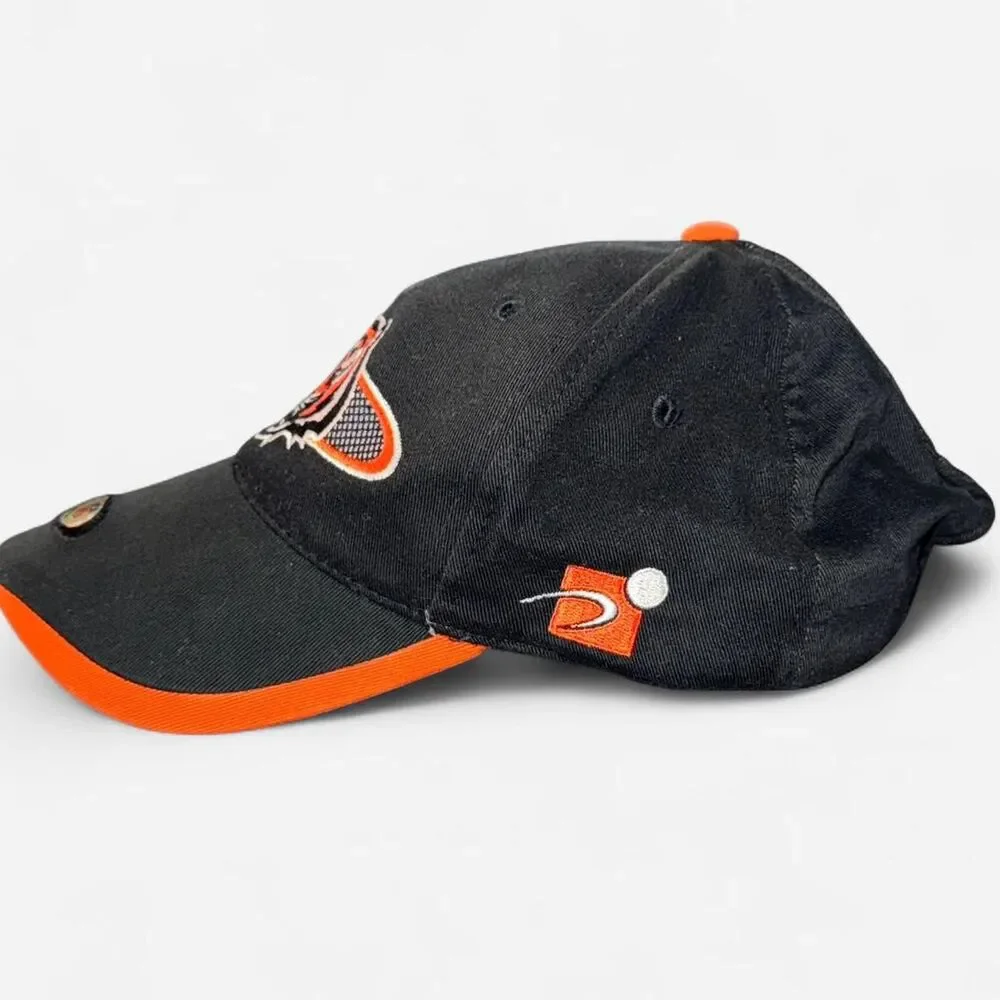 Vintage 90s NFL Cincinnati Bengals Adjustable Hat with Embroidered Tiger Logo